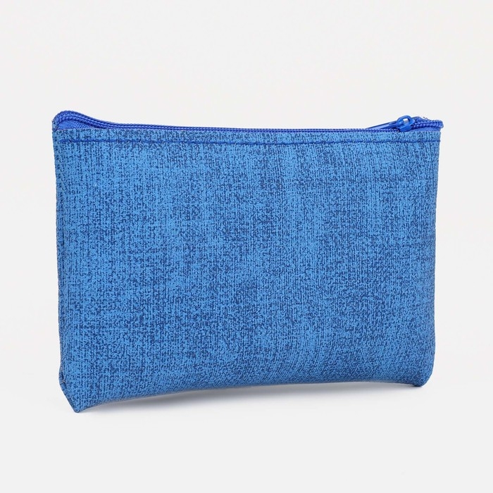 Кошелёк женский на молнии, цвет синий