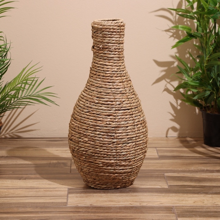 Ваза плетёная, напольная 28х28х60 см Ваза плетёная, напольная 28х28х60 см