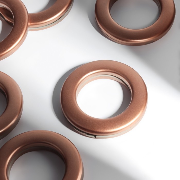 Люверсы для штор, d = 3,4/5,5 см, 10 шт, цвет медный Люверсы для штор, d = 3,4/5,5 см, 10 шт, цвет медный