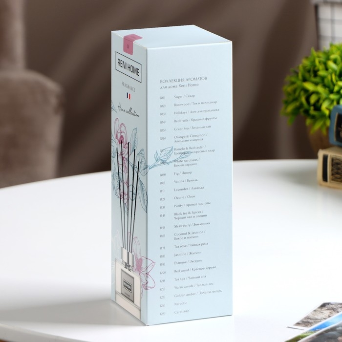 Диффузор ароматический RENI Home,100 мл, ваниль Диффузор ароматический RENI Home,100 мл, ваниль