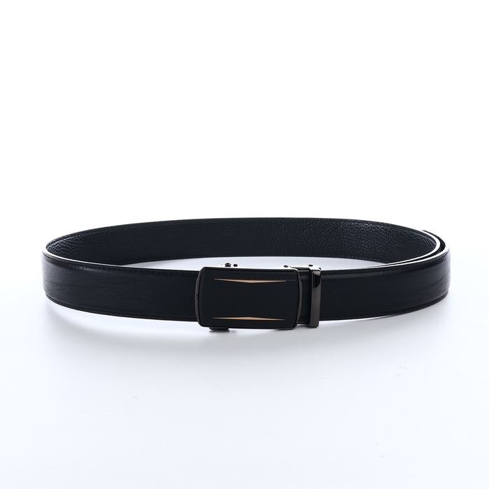 Ремень мужской, ширина 3,6 см, пряжка автомат, цвет чёрный Ремень мужской, ширина 3,6 см, пряжка автомат, цвет чёрный