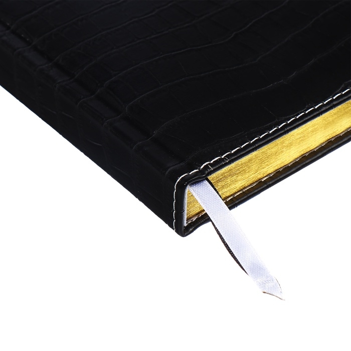 Ежедневник датированный 2025 B6 168 листов, deVENTE. Wild, твердая обложка кожзам с поролоном, перфорация, ляссе, блок 70,черный Ежедневник датированный 2025 B6 168 листов, deVENTE. Wild, твердая обложка кожзам с поролоном, перфорация, ляссе, блок 70,черный