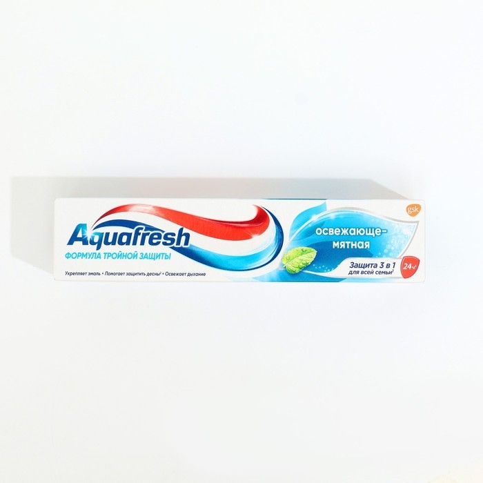 Зубная паста Aquafresh Тотал «Освежающе мятная», 100 мл
