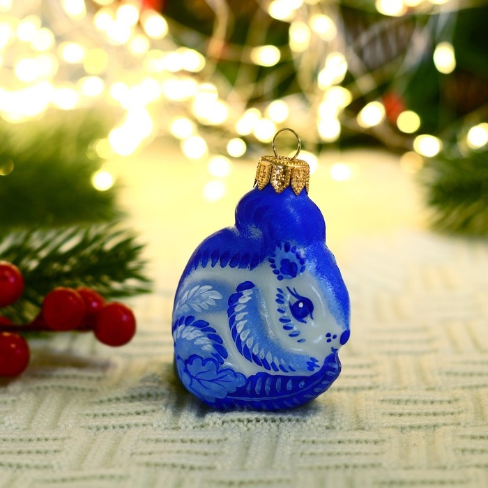 Ёлочная игрушка Ёлочная игрушка "Белочка-14" 7,8 см