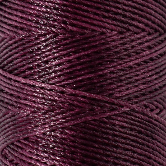 Нитки вощёные, круглые, 300D/3, 0,35 мм, 60 ± 2 м, цвет сливовый Нитки вощёные, круглые, 300D/3, 0,35 мм, 60 ± 2 м, цвет сливовый