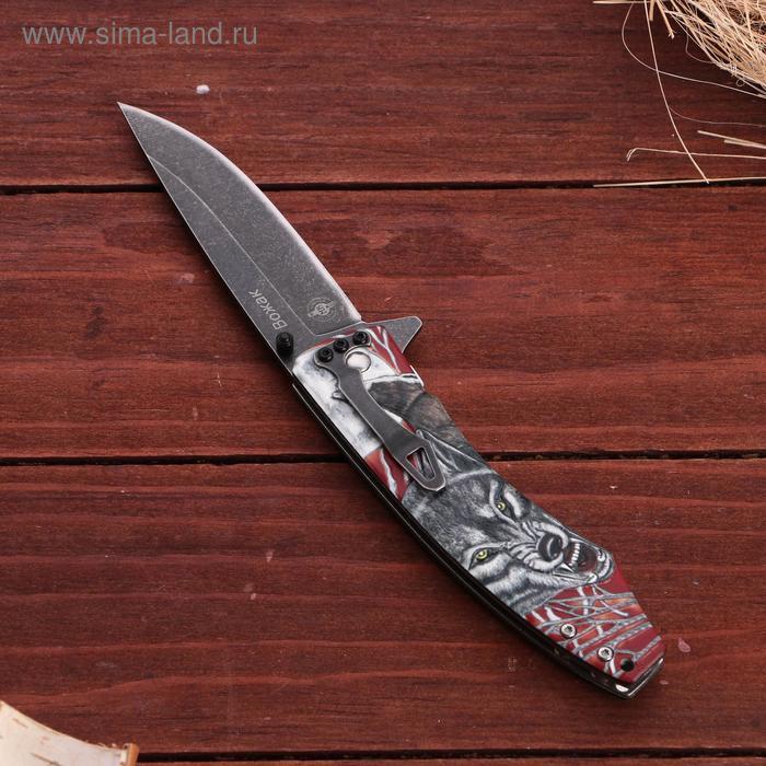 Нож складной  Нож складной "Вожак" сталь - 95х18, рукоять - венге, 23 см