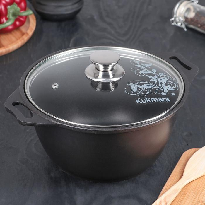 Кастрюля «Традиция», 3 л, 22×12.5 см, антипригарное покрытие, цвет чёрный Кастрюля «Традиция», 3 л, 22×12.5 см, антипригарное покрытие, цвет чёрный