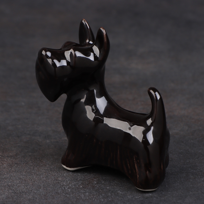 Статуэтка фарфоровая  Статуэтка фарфоровая "Скотч терьер", 8 см