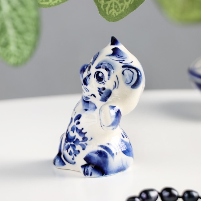 Сувенир «Кот Феликс», 8 см, гжель Сувенир «Кот Феликс», 8 см, гжель