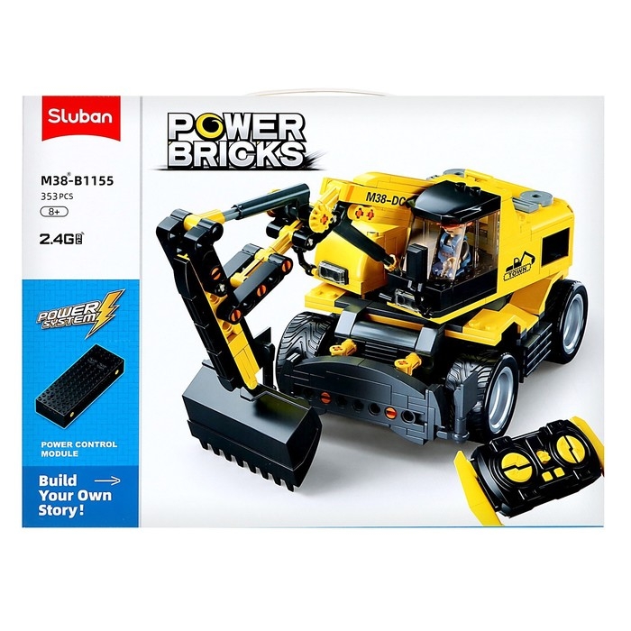 Конструктор Механо «Экскаватор», радиоуправление, 353 детали Конструктор Механо «Экскаватор», радиоуправление, 353 детали
