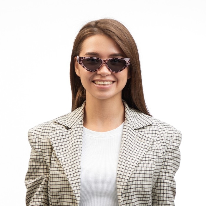 Очки солнцезащитные Очки солнцезащитные "OneSun", uv 400, дужка 14.5 см, ширина 14.7 см, линза 3.2 х 5.5 см