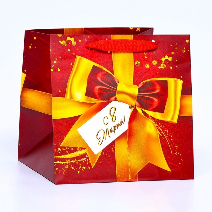 Пакет под торт Пакет под торт "Бант" 20х20х20см