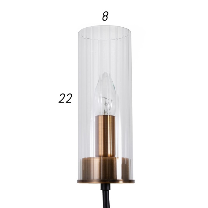 Люстра 1757/6 E14 40Вт черно-золотой 67х67х47 см BayerLux