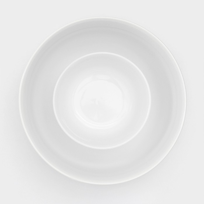 Набор салатников фарфоровых Wilmax «Юлия Высоцкая», 7 предметов: салатник большой d=20 см, салатники малые d=12 см, цвет белый