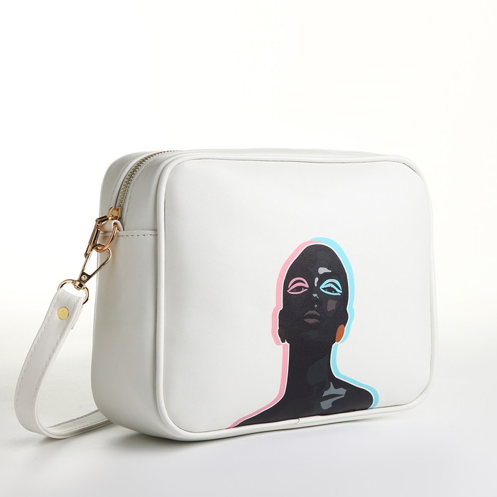 Сумка женская через плечо TEXTURA, маленького размера, цвет белый Сумка женская через плечо TEXTURA, маленького размера, цвет белый