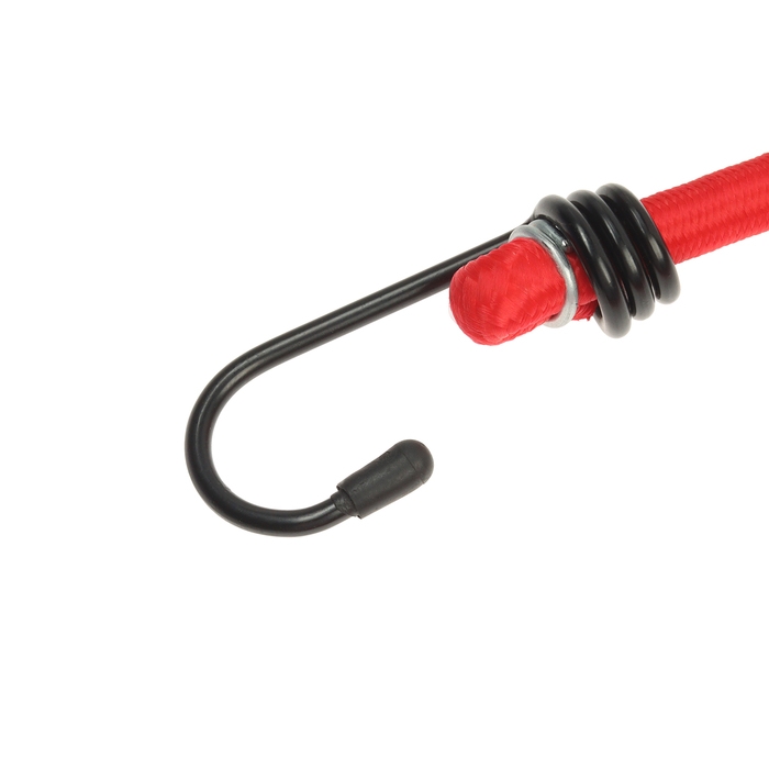 Резинка для крепления багажа  Резинка для крепления багажа "Паук" 80 см, d8 мм, металлические крючки, набор 4 шт