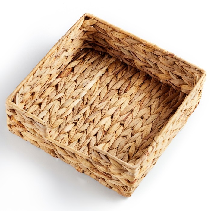 Набор из 3-х корзин Набор из 3-х корзин "Золотистый колос", 26 х 9 см, водный гиацинт