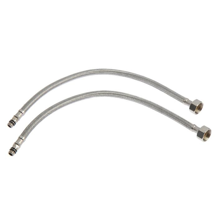 Смеситель для кухни Accoona A4882G-1, двухвентильный, с гибким изливом, белый Смеситель для кухни Accoona A4882G-1, двухвентильный, с гибким изливом, белый