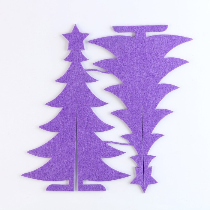 Ёлочка из фетра своими руками на новый год «Лисичка», новогодний набор для творчества Ёлочка из фетра своими руками на новый год «Лисичка», новогодний набор для творчества