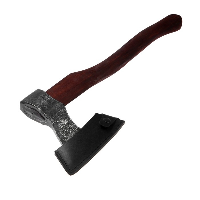 Топор охотничий кованый ТУНДРА ПРОФИ, топорище высшего сорта Топор охотничий кованый ТУНДРА ПРОФИ, топорище высшего сорта "дуб" воск, с чехлом, 1200 г