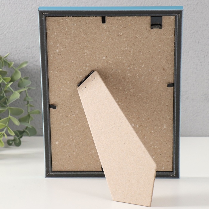 Фоторамка пластик Фоторамка пластик "Акварель" 15х21 см, голубой