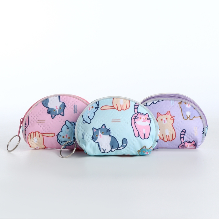 Кошелёк детский на молнии «Выбражулька», цвет МИКС