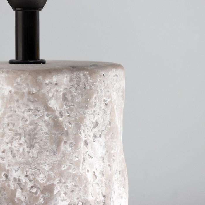 Настольная лампа Настольная лампа "Сан" E14 40Вт серый 20х20х33 см RISALUX