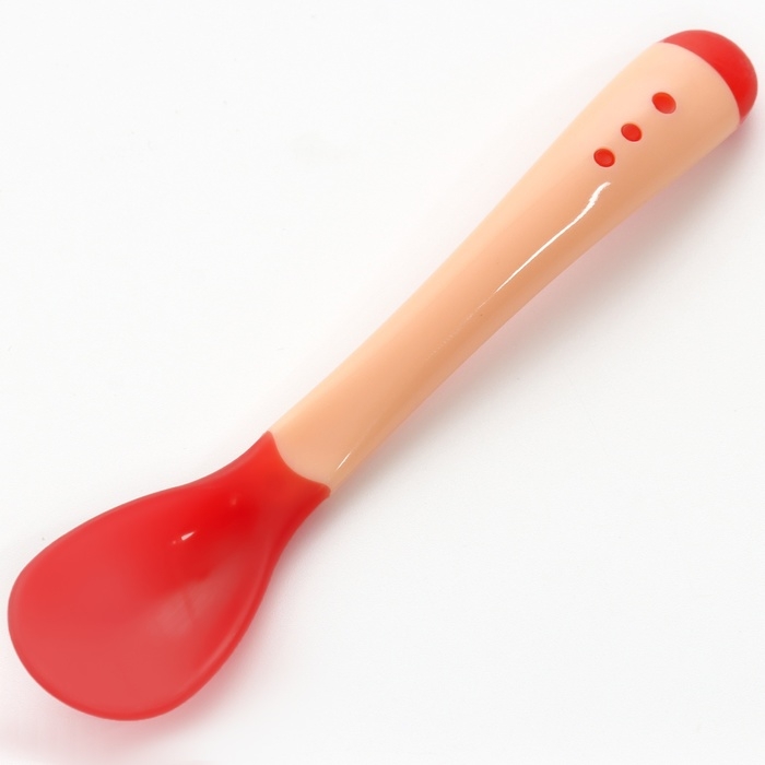 Набор для кормления: миска на присоске 340 мл., с крышкой, термоложка, цвет красно-бежевый Набор для кормления: миска на присоске 340 мл., с крышкой, термоложка, цвет красно-бежевый