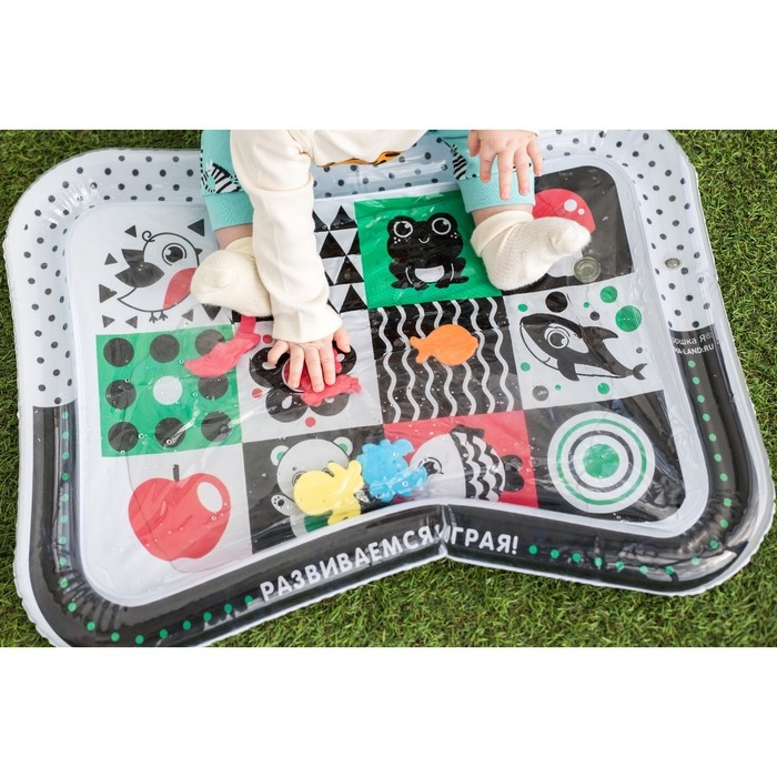 Развивающий водный коврик по методике Гленна Домана, 65x50 см, Крошка Я Развивающий водный коврик по методике Гленна Домана, 65x50 см, Крошка Я