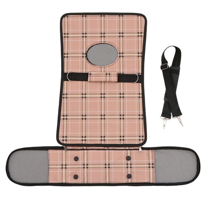 Сумка - переноска для животных  Сумка - переноска для животных "Клетка", розовая, размер L, 53 х 22 х 29 см,