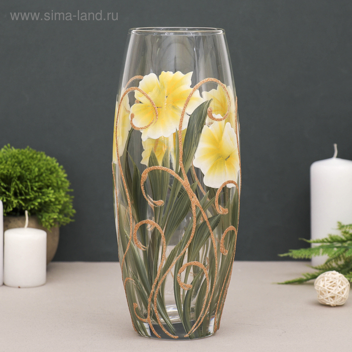 Ваза Ваза "Полевые цветы" d-7.5х11х26 см