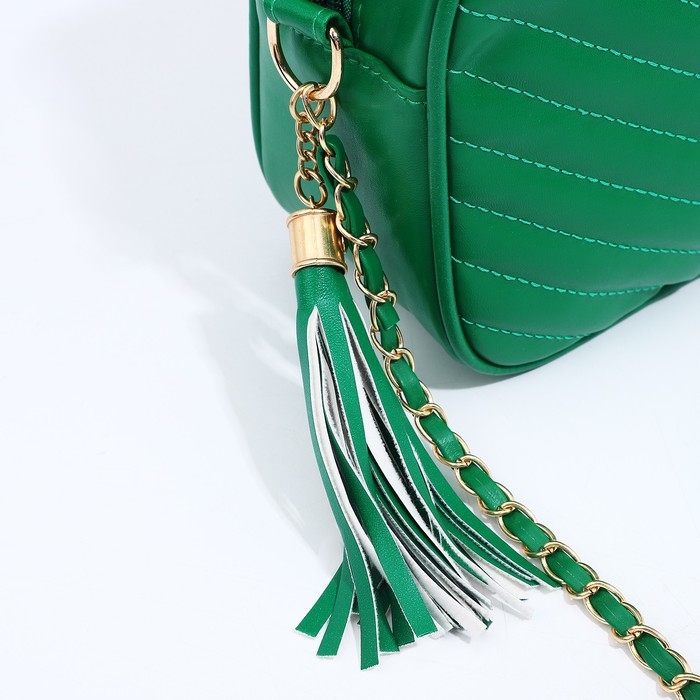 Сумка кросс-боди на молнии, цвет зелёный Сумка кросс-боди на молнии, цвет зелёный