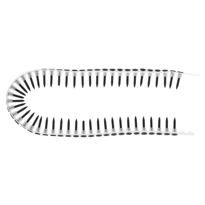 Лента с саморезами ТУНДРА, для насадки на шуруповерт, 50 саморезов, 3.5 х 25 мм Лента с саморезами ТУНДРА, для насадки на шуруповерт, 50 саморезов, 3.5 х 25 мм