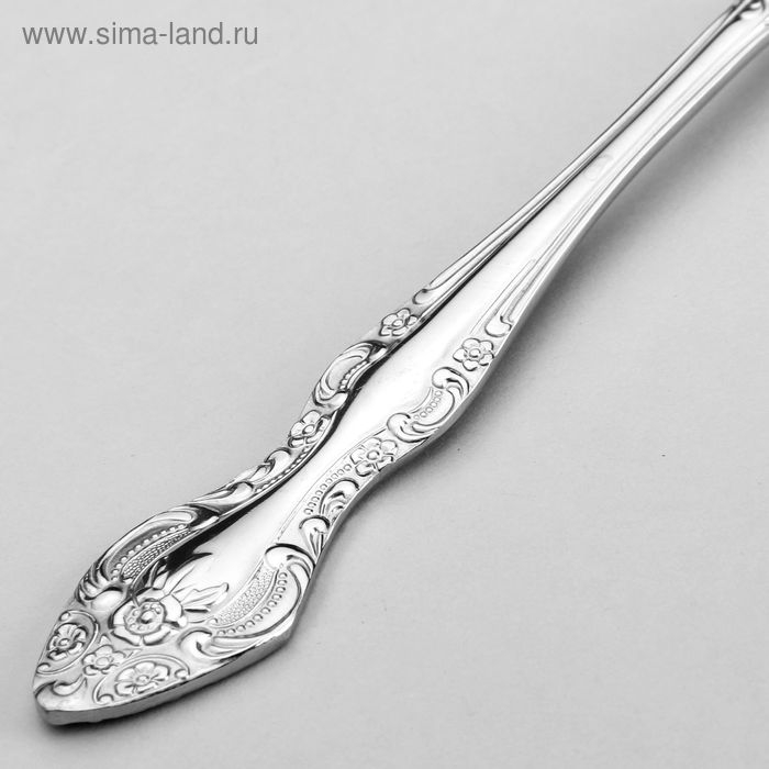 Лопатка для пирожного «Тройка», h=22 см, толщина 2,5 мм, цвет серебряный Лопатка для пирожного «Тройка», h=22 см, толщина 2,5 мм, цвет серебряный