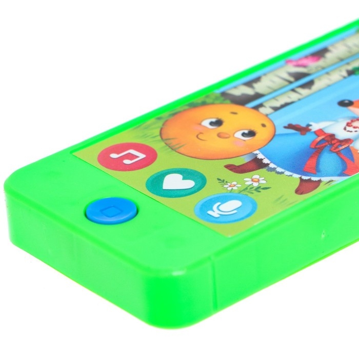 Музыкальный телефон &laquo;Лиса и колобок&raquo;, звук, свет