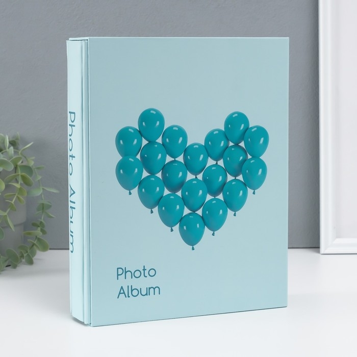 Фотоальбом на 200 фото 10х15 см Фотоальбом на 200 фото 10х15 см "Сердце из воздушных шаров" в коробке МИКС 5,6х20,5х26,2 см 104996