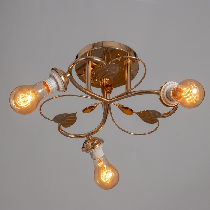 Люстра Люстра "Дорис" бп 3х40Вт Е27 Золото МОДЕЛЬ: 2679462