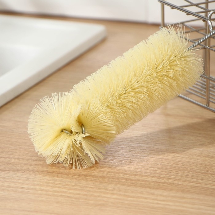 Ёршик для посуды с деревянной ручкой Доляна, 37×7 см Ёршик для посуды с деревянной ручкой Доляна, 37×7 см