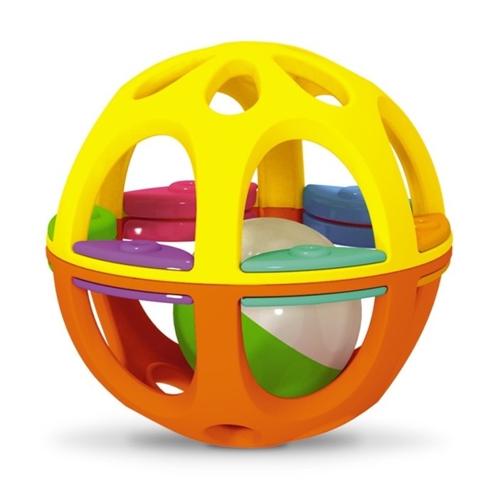 Погремушка-прорезыватель «Шарик», МИКС Погремушка-прорезыватель «Шарик», МИКС