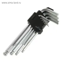 Набор шестигранников &laquo;СЕРВИС КЛЮЧ&raquo;, Proffi, 9 пр., удлиненные