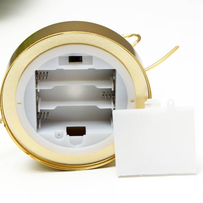 Ночник Ночник "Любовь" LED от батареек 3хАА золото 9,5х23х17,5 см RISALUX