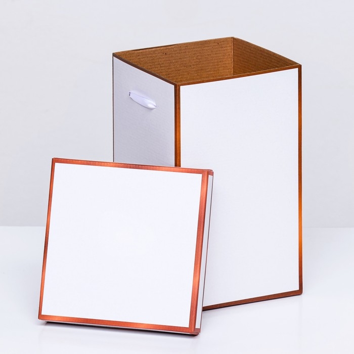 Коробка складная, золото, 14 х 23 см