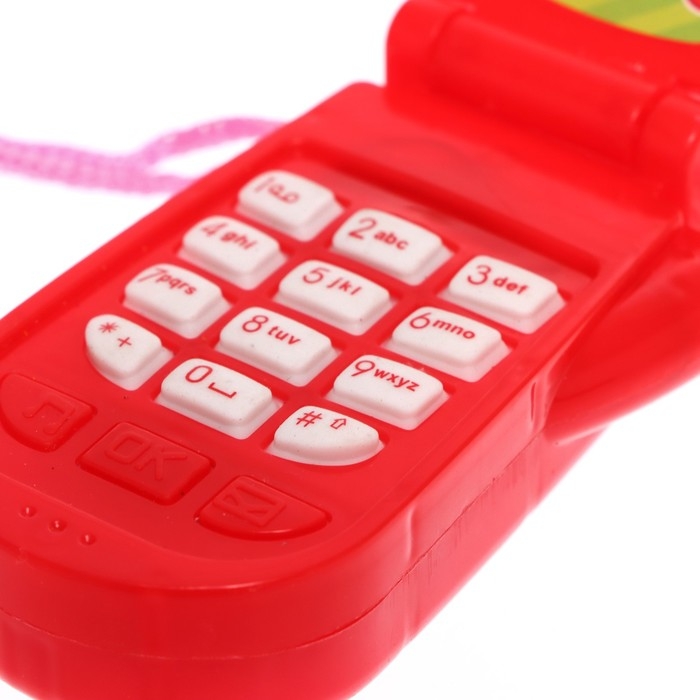 Музыкальный телефон «Приключения», русская озвучка, световые эффекты, работает от батареек, МИКС Музыкальный телефон «Приключения», русская озвучка, световые эффекты, работает от батареек, МИКС