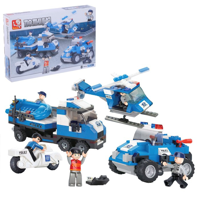 Конструктор «Полицейский спецназ: спецоперация», 403 детали Конструктор «Полицейский спецназ: спецоперация», 403 детали