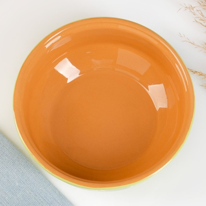 Миска  Миска "Русская малая" 0,5л / 15,5х6см, зеленая