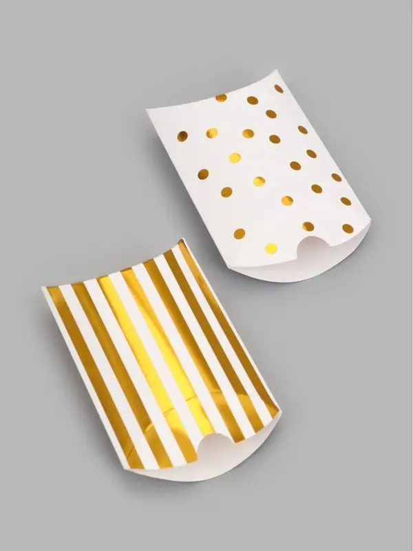Коробки - подушки подарочные, 6 штук, 9&times;6.5&times;2.5 см