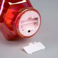 Светодиодная фигура &laquo;Ёлка янтарная&raquo;, 30&times;13 см, 10 LED, от батареек АААх2, свечение тёплое белое