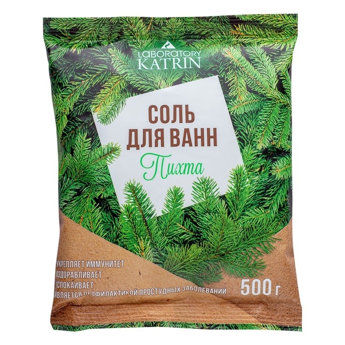 Соль для ванн в пакете Пихта 500 г Соль для ванн в пакете Пихта 500 г