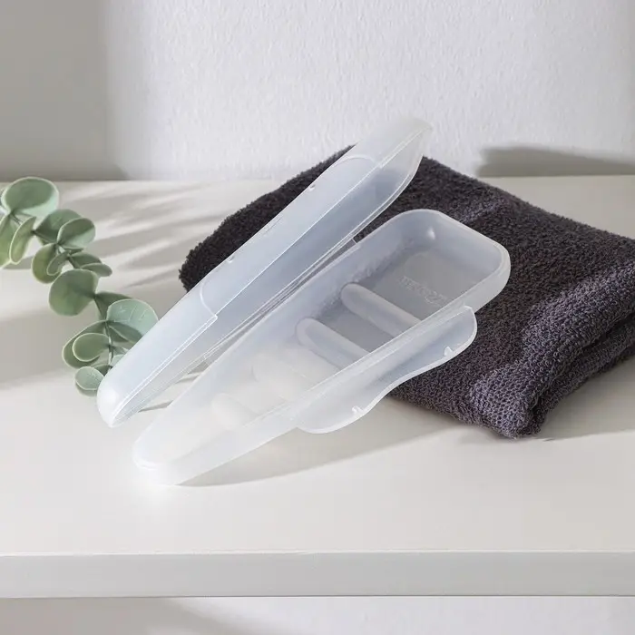 Футляр для бритвенного станка Voyage, пластик, прозрачный