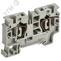 ARMAFIX Клемма пружинная CX10 10мм2 проходная серая IEK